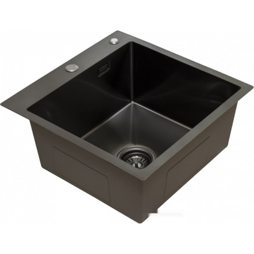 Кухонная мойка Blantek LS-5050B Nano black