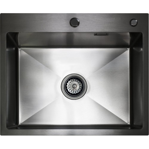 Кухонная мойка Blantek LS-5848B Nano black