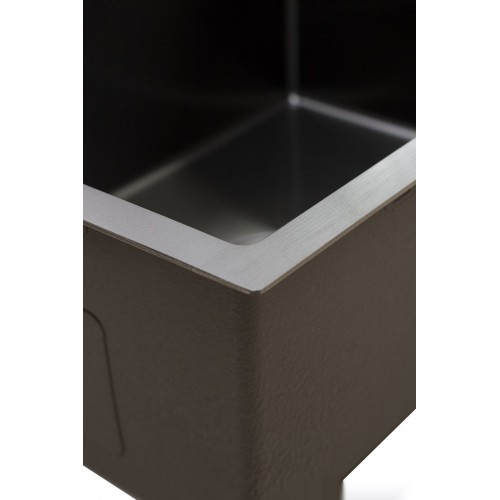 Кухонная мойка Blantek LS-5848B Nano black