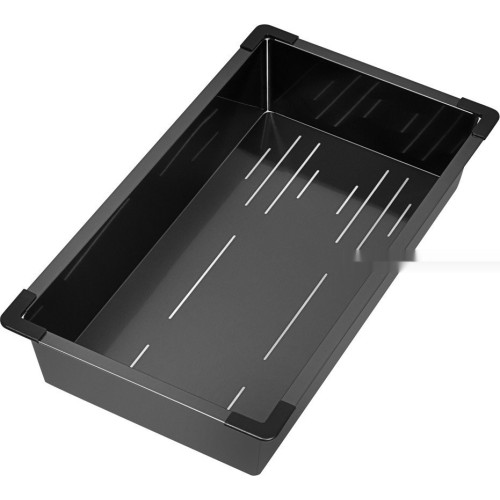 Кухонная мойка ARFEKA Eco AR мойка 600*500, коландер G, дозатор Black Decor Millet +CL AR G+DS AR