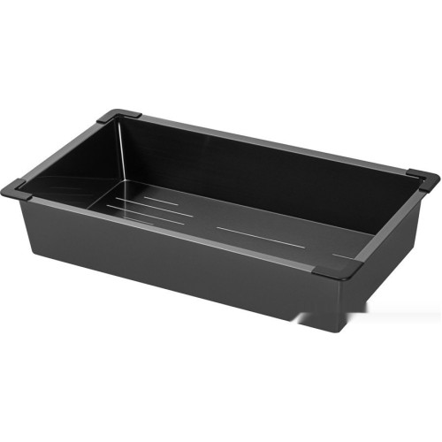 Кухонная мойка ARFEKA Eco AR мойка 600*500, коландер G, дозатор Black Decor Millet +CL AR G+DS AR