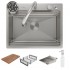 Кухонная мойка Roxen Stage Plus 560250-60 многофункциональная 8 в 1 (60*48/сатин)