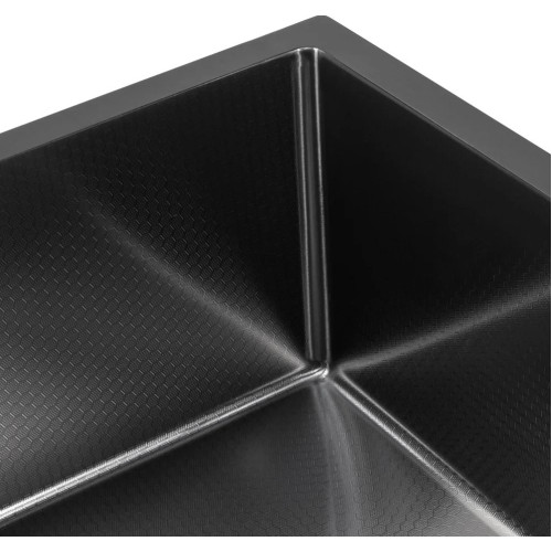 Кухонная мойка ARFEKA Eco AR мойка 450*500, коландер G, дозатор Black Decor +CL AR G+DS AR