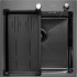Кухонная мойка ARFEKA Eco AR мойка 500*500, коландер G, дозатор Black Decor Millet +CL AR G+DS AR
