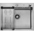 Кухонная мойка ARFEKA Eco AR мойка 600*500, коландер G, дозатор Satin +CL AR G+DS AR