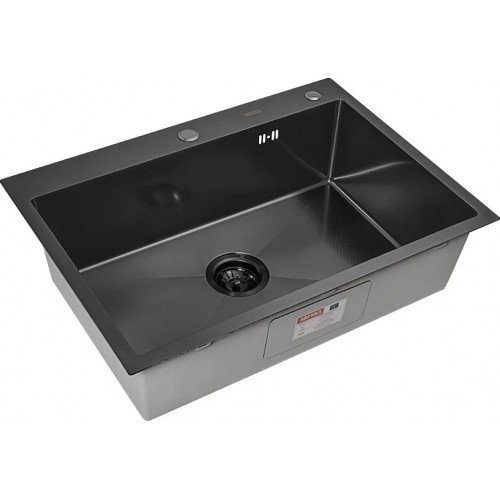 Кухонная мойка ARFEKA ECO AR 700*500 BLACK PVD NANO DECOR