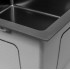 Кухонная мойка ARFEKA ECO AR 700*500 BLACK PVD NANO DECOR MILLET GRAINS