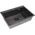 Кухонная мойка ARFEKA ECO AR 700*500 BLACK PVD NANO DECOR VOLCANIC ROCK