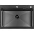 Кухонная мойка ARFEKA ECO AR 700*500 BLACK PVD NANO DECOR VOLCANIC ROCK