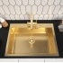 Кухонная мойка ARFEKA ECO AR 700*500 GOLD PVD NANO DECOR