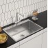 Кухонная мойка ARFEKA ECO AR 700*500 SATIN DECOR MILLET GRAINS