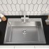 Кухонная мойка ARFEKA ECO AR 700*500 SATIN DECOR MILLET GRAINS