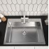 Кухонная мойка ARFEKA ECO AR 700*500 SATIN DECOR VOLCANIC ROCK