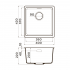 Кухонная мойка Omoikiri Daisen 42 WH 4997520 (белый)
