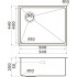 Кухонная мойка Omoikiri Taki 54-U/IF-L Side SF GB 4997476 (графит)