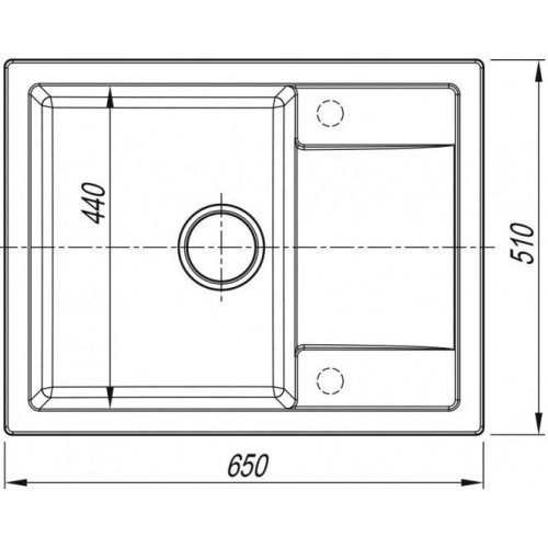 Кухонная мойка ARFEKA ZIA 65 Wet Graphite