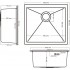 Кухонная мойка Schtoff Undermount Best Decor Silver 4545