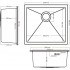 Кухонная мойка Schtoff Undermount Best Decor Black 5545