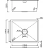 Кухонная мойка Roxen Uno 560210-54-BRS (с ролл-матом и дозатором)