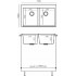 Кухонная мойка Polygran Brig 790 (кремовый)