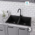 Кухонная мойка Polygran Brig 790 (черный)
