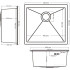 Кухонная мойка Schtoff Undermount Best Decor Black 4545 + коландер KR-1 BLACK+ дозатор SD-1 BLACK