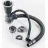 Кухонная мойка Schtoff Undermount Best Decor Silver 4545 + коландер K-1 BLACK + дозатор SD-1 SILVER