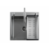 Кухонная мойка FUTUR FK 5050 Eco Embossing Pop-up Mixer plus (Satin)