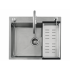 Кухонная мойка FUTUR FK 6050 Eco Embossing Pop-up Mixer plus (Satin)