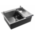 Кухонная мойка FUTUR FK 5550 Eco Embossing Pop-up Mixer plus R86.41.05 (Satin)