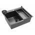 Кухонная мойка FUTUR FK 5550 Eco Embossing Pop-up Rinzer plus (Black Nano)
