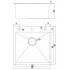 Кухонная мойка FUTUR FK 5050 Eco Embossing Pop-up Roll plus (Black Nano)