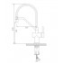 Кухонная мойка FUTUR FK 5550 Eco Embossing Pop-up (Black Nano) Mixer plus RAGLO R86.41.09