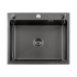 Кухонная мойка FUTUR FK 6050 Eco Embossing Pop-up (Black Nano) Mixer plus RAGLO R86.41.09