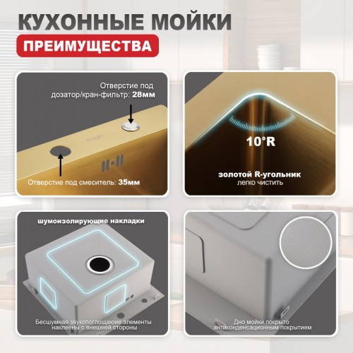 Кухонная мойка Raglo R700.5050.03