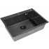 Кухонная мойка ARFEKA ECO AR 70х50+CL AR G+DS AR (Black)