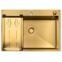 Кухонная мойка ARFEKA ECO AR 70х50+CL AR G+DS AR (Gold)