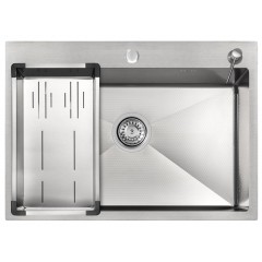 Кухонная мойка ARFEKA ECO AR 70х50+CL AR G+DS AR (Satin Decor)