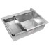 Кухонная мойка ARFEKA ECO AR 70х50+CL AR G+DS AR (Satin Decor)