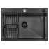 Кухонная мойка ARFEKA ECO AR 70х50+CL AR+DS AR (Black)