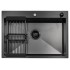 Кухонная мойка ARFEKA ECO AR 70х50+CL AR+DS AR (Black Decor)