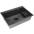 Кухонная мойка ARFEKA ECO AR 70х50+CL AR+DS AR (Black Decor)