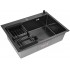 Кухонная мойка ARFEKA ECO AR 70х50+CL AR+DS AR (Black Decor)