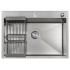 Кухонная мойка ARFEKA ECO AR 70х50+CL AR+DS AR (Satin Decor Millet Grains)