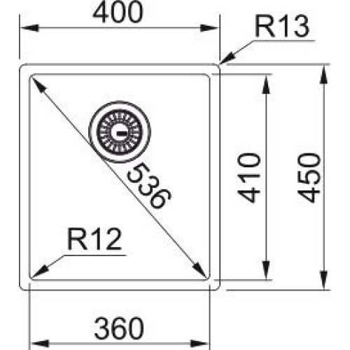 Кухонная мойка Franke BXX 210-36 127.0678.818 (нержавеющая сталь)