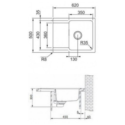 Кухонная мойка Franke OID 611-62 серый (143.0757.988)