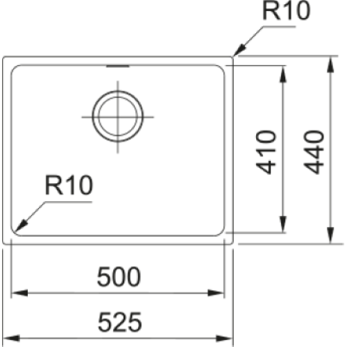 Кухонная мойка Franke SID 110-50 сахара (144.0757.987)