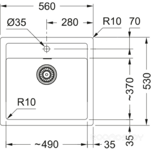 Кухонная мойка Franke SID 610-49 сахара (143.0757.989)