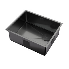 Кухонная мойка Zorg Zerox 54 U / IF SIDE SF PVD GUNBLACK