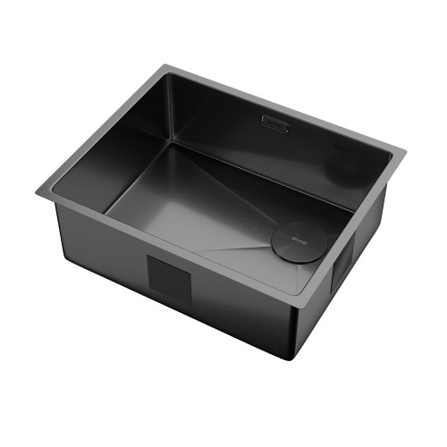 Кухонная мойка Zorg Zerox 54 U / IF SIDE SF PVD GUNBLACK